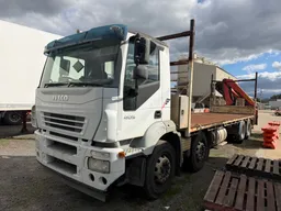2006 Iveco Stralis AD 8x4 Tray Truck W/Crane (Non Goer)