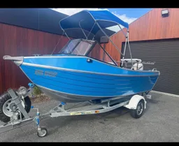 Zephyr 4.8M Aluminium Boat inc Trailer