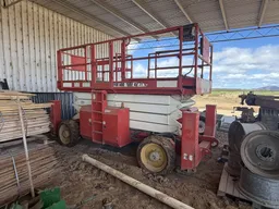 2001 Genie GS4390 RT Rough Terrain Scissor Lift