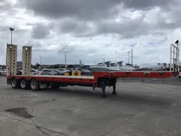 2025 AAA Trailers M45FTADDR Tri-Axle Step Deck Trailer W/ Motorised Ramps