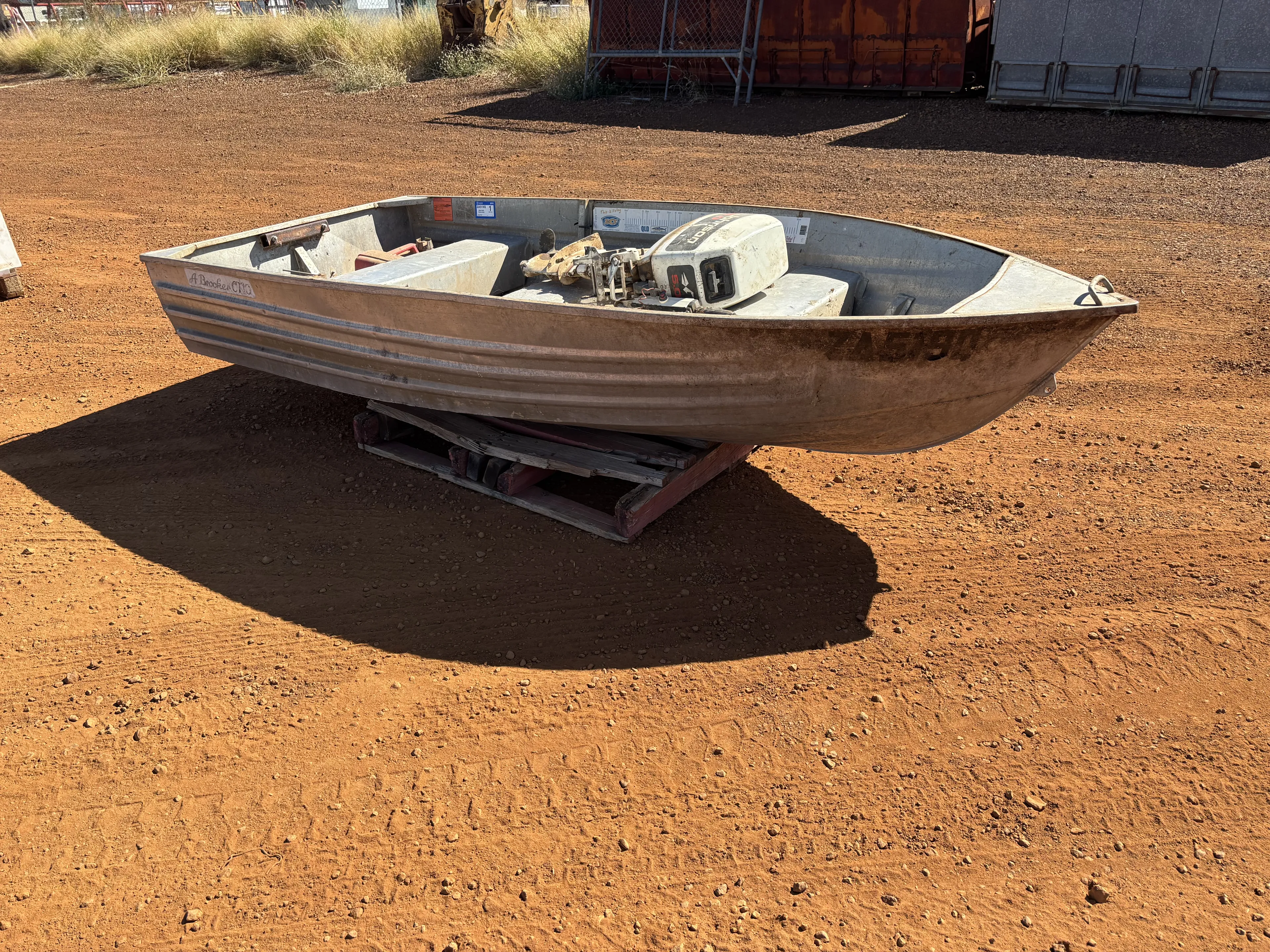 3.1m Aluminium Boat and Motor