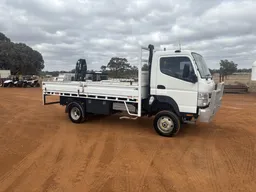 2013 Fuso Canter  Diesel 4x4 Crane Truck (EX CORPORATE)