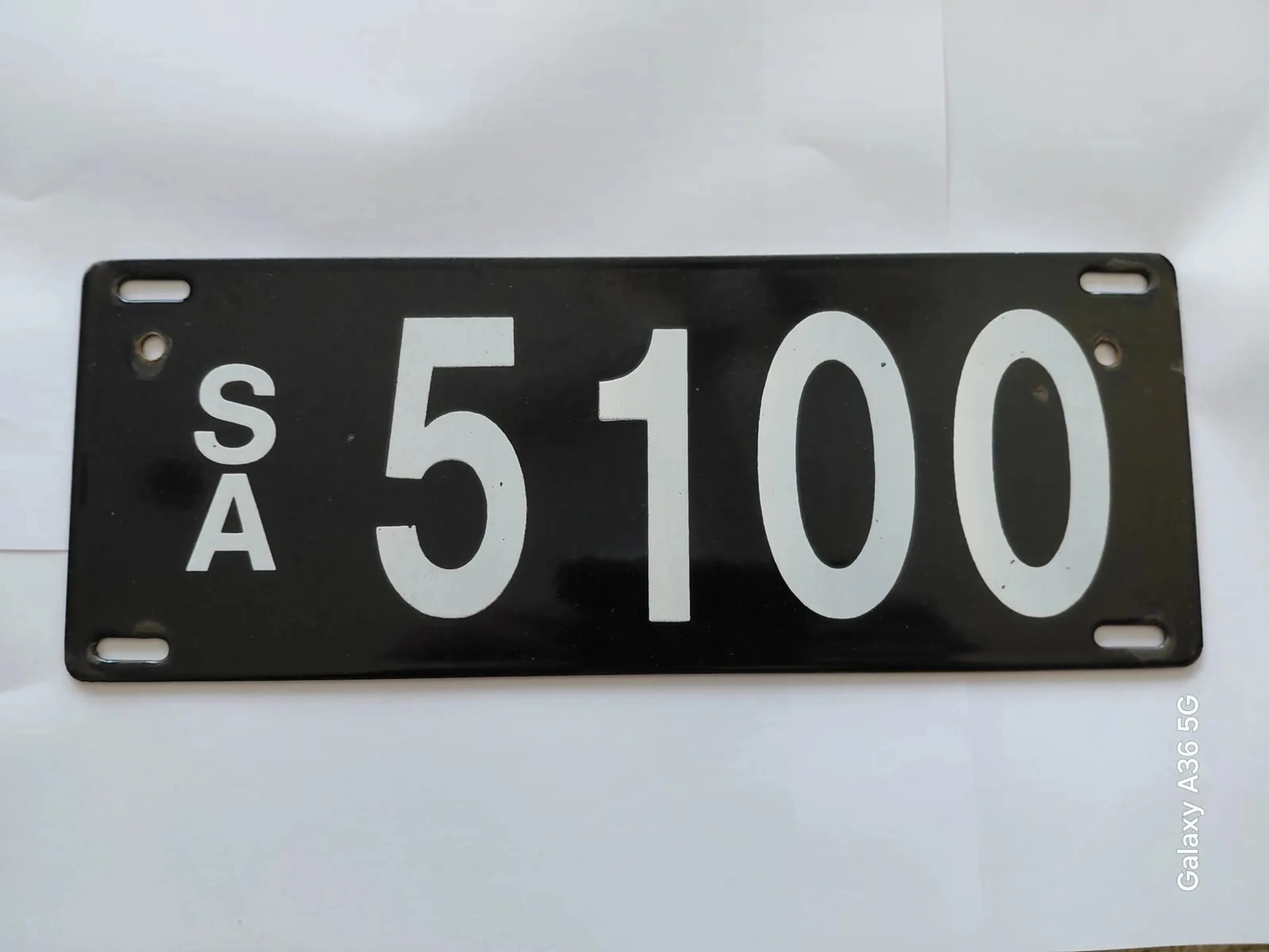 SA Numeric Plates