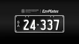 Exclusive Numeric Plate "24-337"