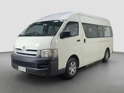 2006 Toyota Hiace Commuter Petrol fitted with Ricon Rear Mounted Wheelchair Lift