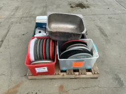 1 x Pallet Assorted Scrubbers,Hoses,Sink