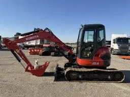 Kubota U55-4 Steel Tracked Excavator