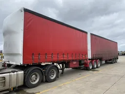 A+B Trailer Curtainsider Combination
